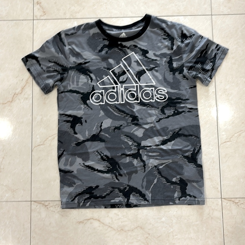 Grey adidas shirt